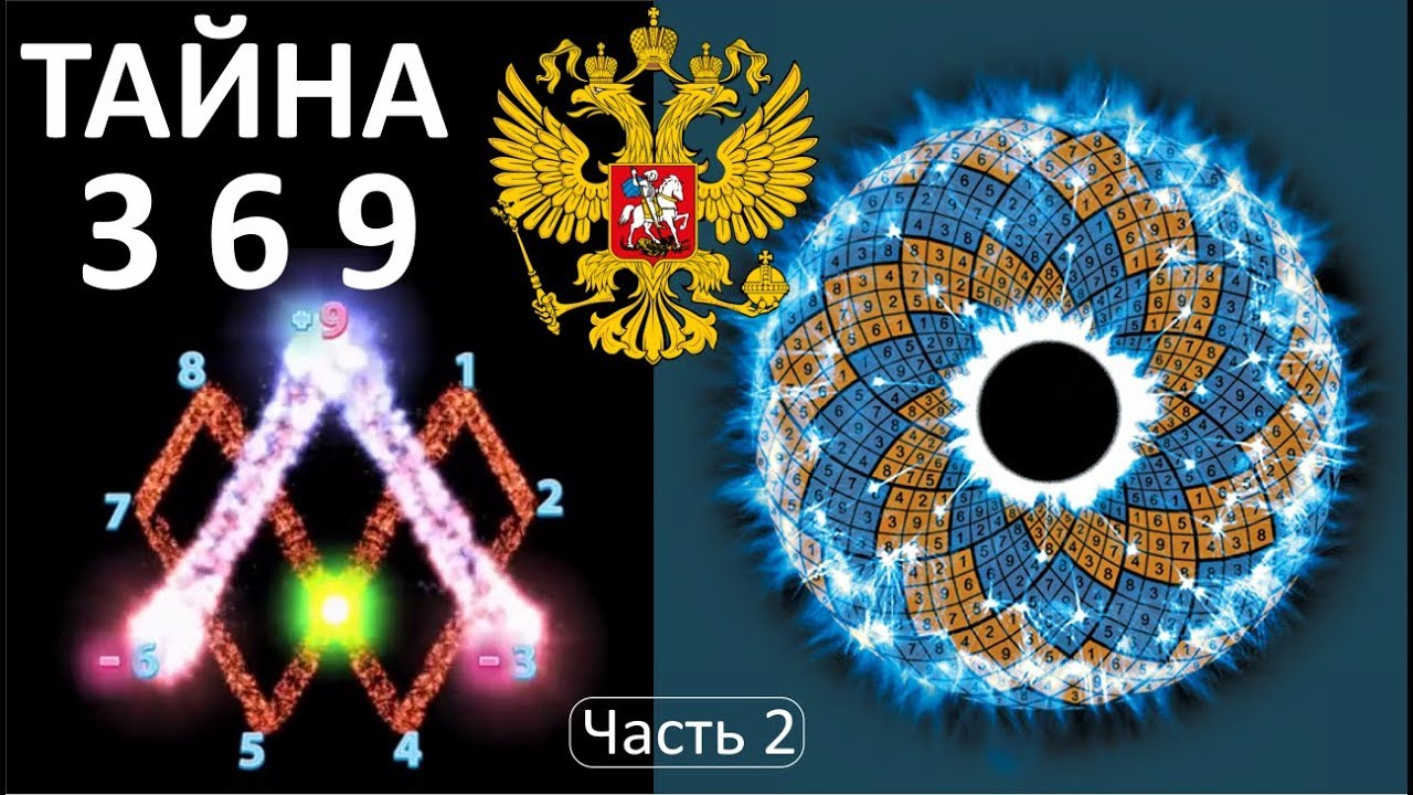 Тайна 3 6 9. Герб РФ и масонский символ. Торсионная Математика Сердца. Тесла. Марко Родин. Часть 2.