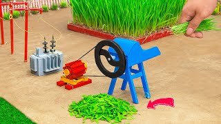 Top most creative Diy mini tractor videos of farm, machinery, agriculture | Chaff cutter machine