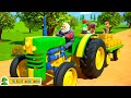 Wheels On The Tractor Go Round And Round   More Cartoon Videos And Nursery Rhymes for Kids