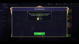 Convert All Your Hero Trial Cards to Battle Points, First You Need to Have the Hero Obviously