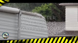 New RV Gutter Extensions