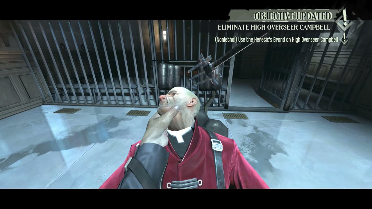 Neutralizing High Overseer Campbell (non lethal) - Dishonored