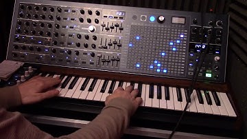 Matrixbrute: Arpeggiator + Gregorian Chant