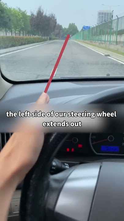 How to judge the wheel position correctly?#shorts #car #driving