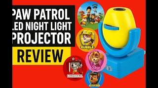 Review - Projectables Paw Patrol LED Night Light Projector, Plug-In, Dusk-to-Dawn Sensor, screenshot 1
