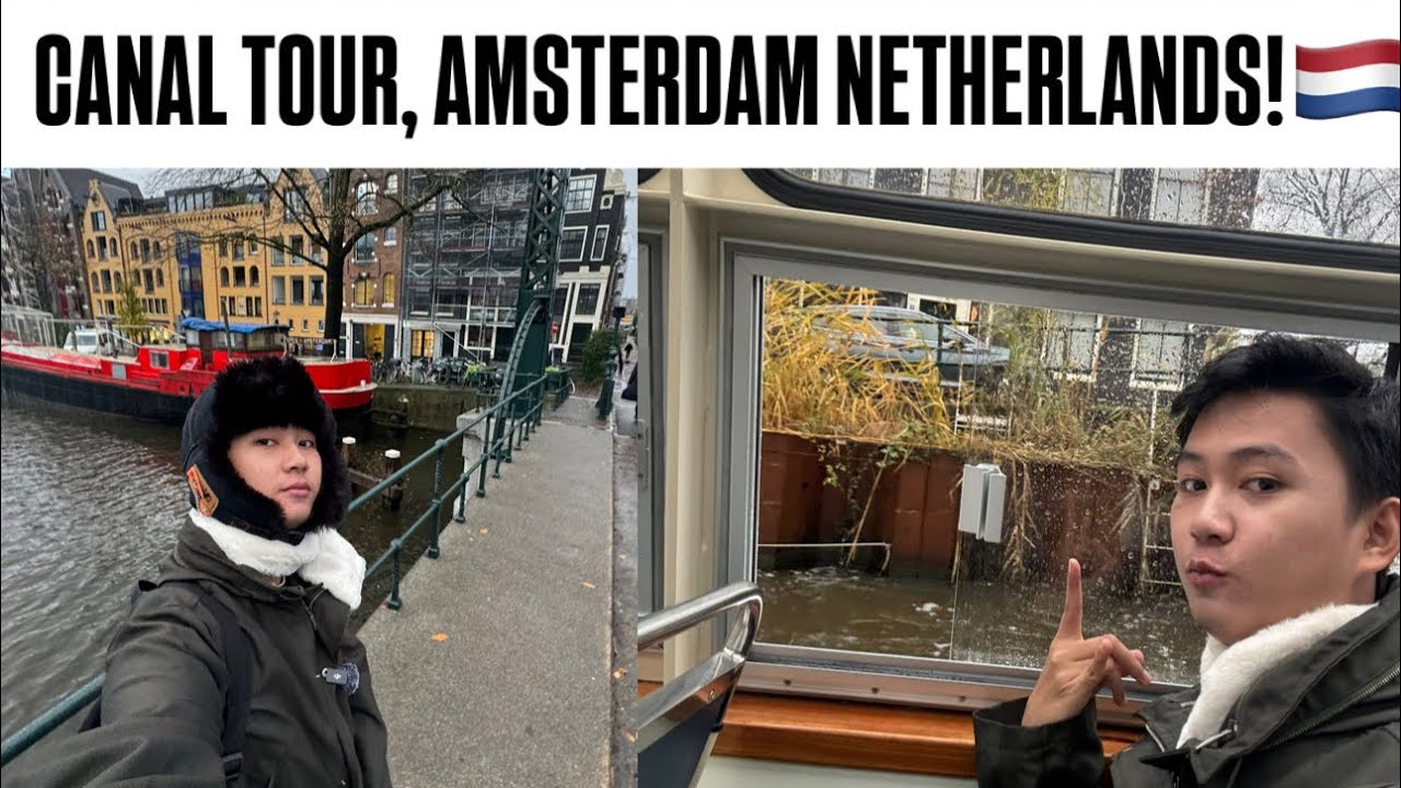 Canal Tour in Amsterdam, Netherlands!