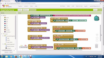 How to Make Twitter Interface Android App using App Inventor 2 without writing codes