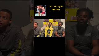 Costa looked great at light heavyweight! what K.O finish! #mma  #reaction #ufc327 #shorts #brazil