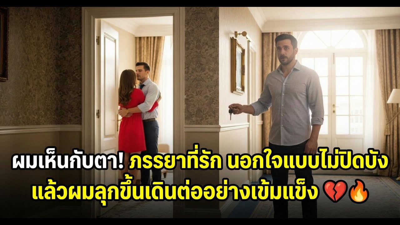 ผมเห็นกับตา! ภรรยาที่รัก นอกใจแบบไม่ปิดบัง แล้วผมลุกขึ้นเดินต่ออย่างเข้มแข็ง 💔🔥
