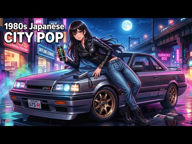 80s City Pop】Plastic Neon Heart | Tokyo Bubble Nostalgic Drive
