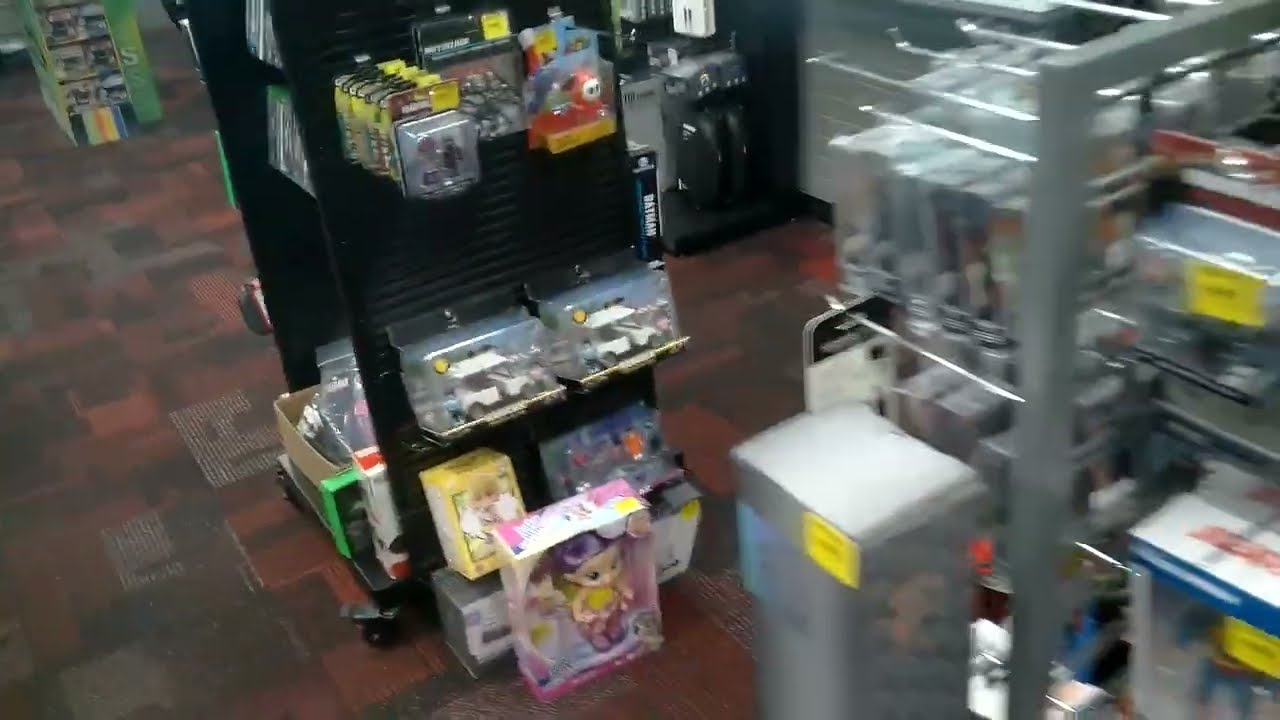 Shopping Inside a GameStop Store