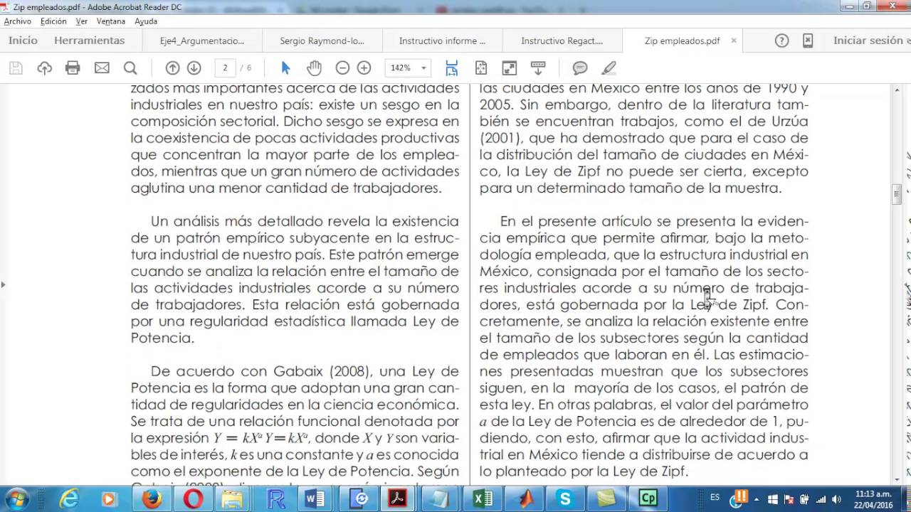 ejemplo de texto académico YouTube