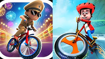 Little Singham Cycle Race VS Golmaal Jr 2024 Gameplay Android, ios