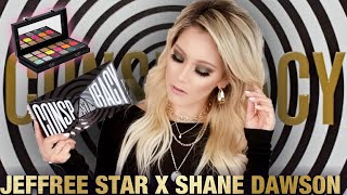 SHANE DAWSON x JEFFREE STAR CONSPIRACY PALETTE | REVIEW & EYESHADOW TUTORIAL | LIFE UPDATE GRWM 🖤