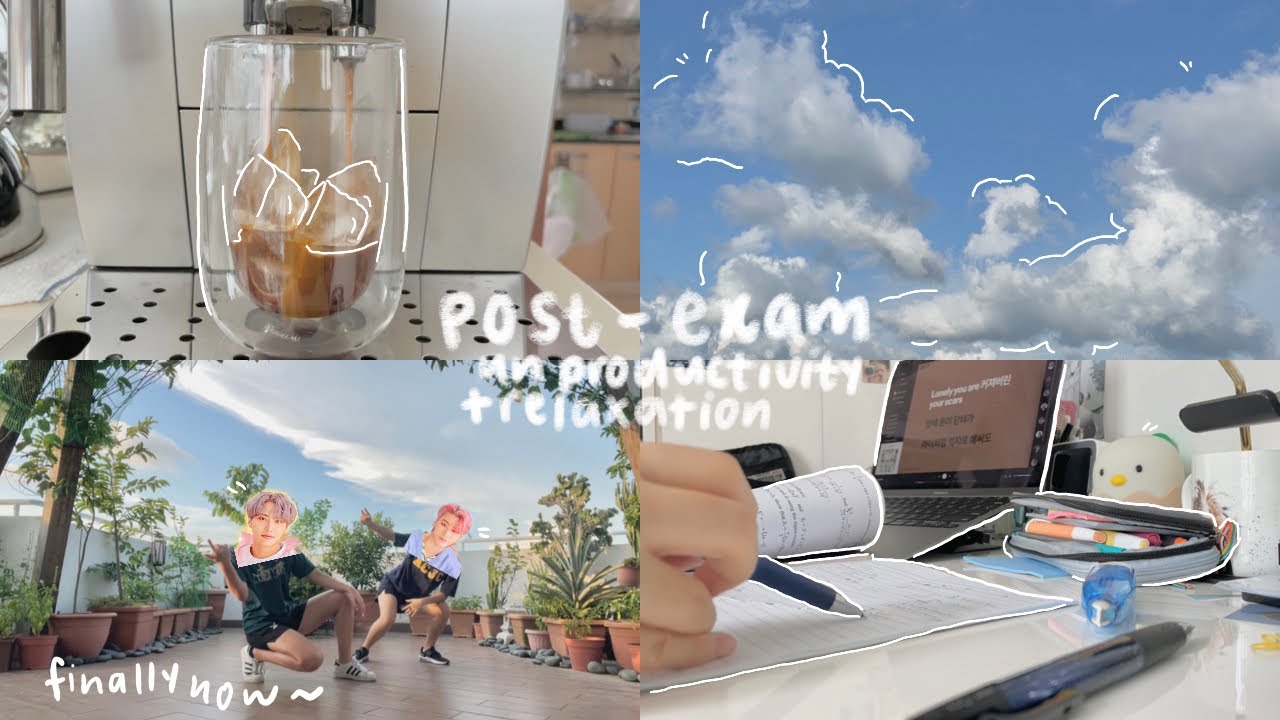 💃 study vlog: post-exam unproductivity fr 💔☺️