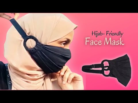 how to wear mask over hijab