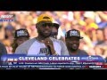 FNN: Lebron James Gives EMOTIONAL, Expletive-Filled Speech at Victory Celebration in Cleveland