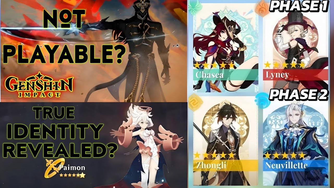 HUGE UPDATE !! PAIMON'S IDENTITY REVEALED | CAPITANO NOT PLAYABLE | NEW ...