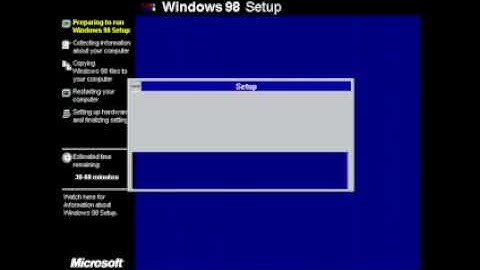 The Daily Install Series - Testing if 98 Second Edition Setup works on Windows 3.1