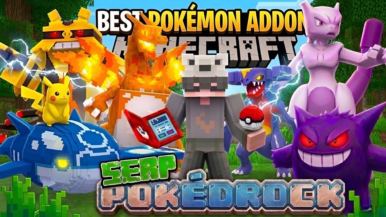 Best Pokemon Mod/Addon for Minecraft PE 1.21+ | Pixelmon Mod (Serp ...