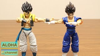 DRAGON BALL STOP MOTION FUSION GOGETA AND VEGITTO(VEGETO) FIGURE RISE STANDARD PLASTIC MODEL