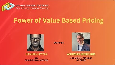 Power of Value Based Pricing  - Andreas Westling (Ignize)