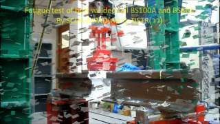 fatigue test of butt welded rail BS100A and BS80A