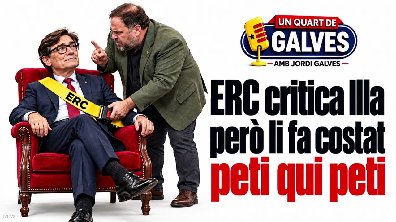 ERC critica Illa però li fa costat peti qui peti. Han esdevingut un partit satèl·lit /2026 10 01