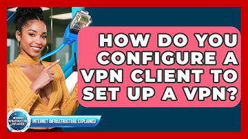 How Do You Configure A VPN Client To Set Up A VPN? - Internet Infrastructure Explained