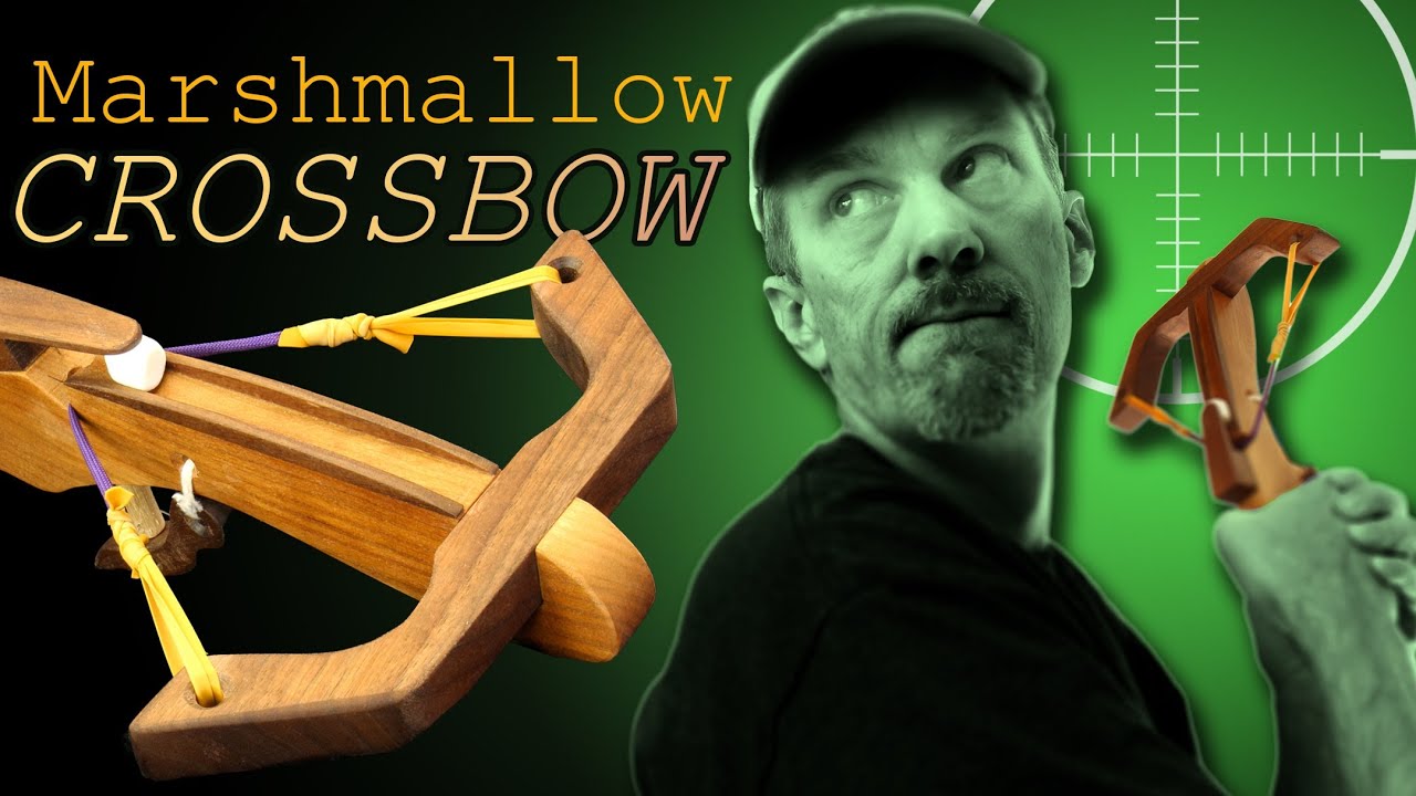 Make a marshmallow crossbow. Powerful: shoots up to 50 