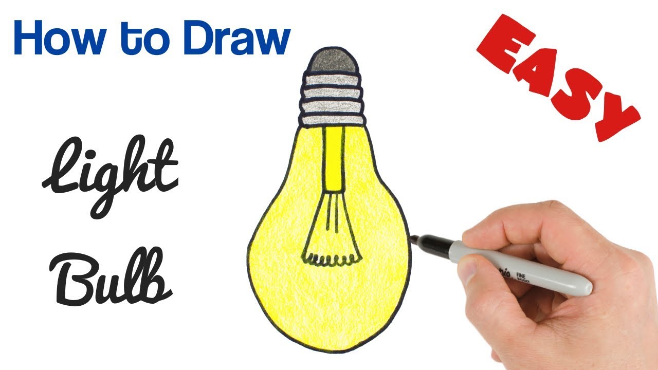 10 New Sketch how to draw lightbul video for Girl