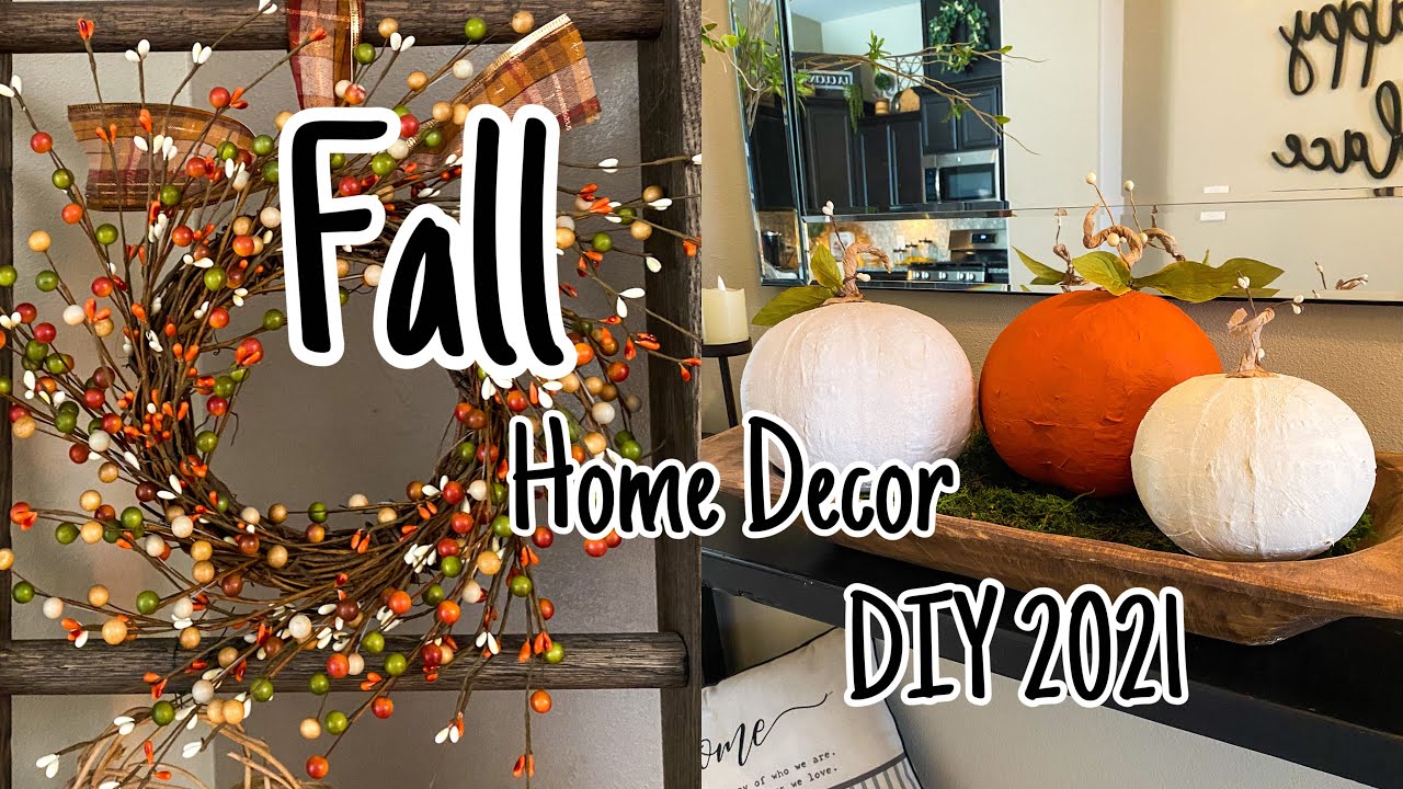 Fall DIY's Fall Decor Ideas 2021 Fall Decorating YouTube