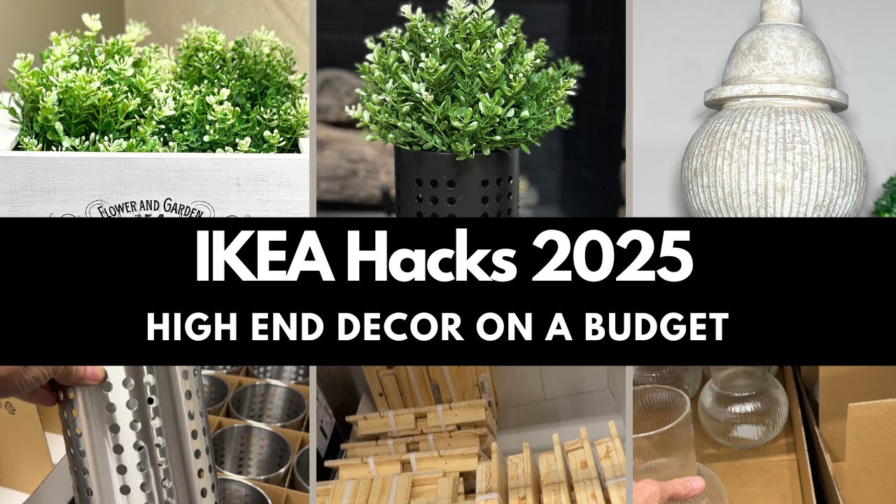 *NEW for 2025* TRENDY IKEA HACKS - Amazing High End Decor on a Budget