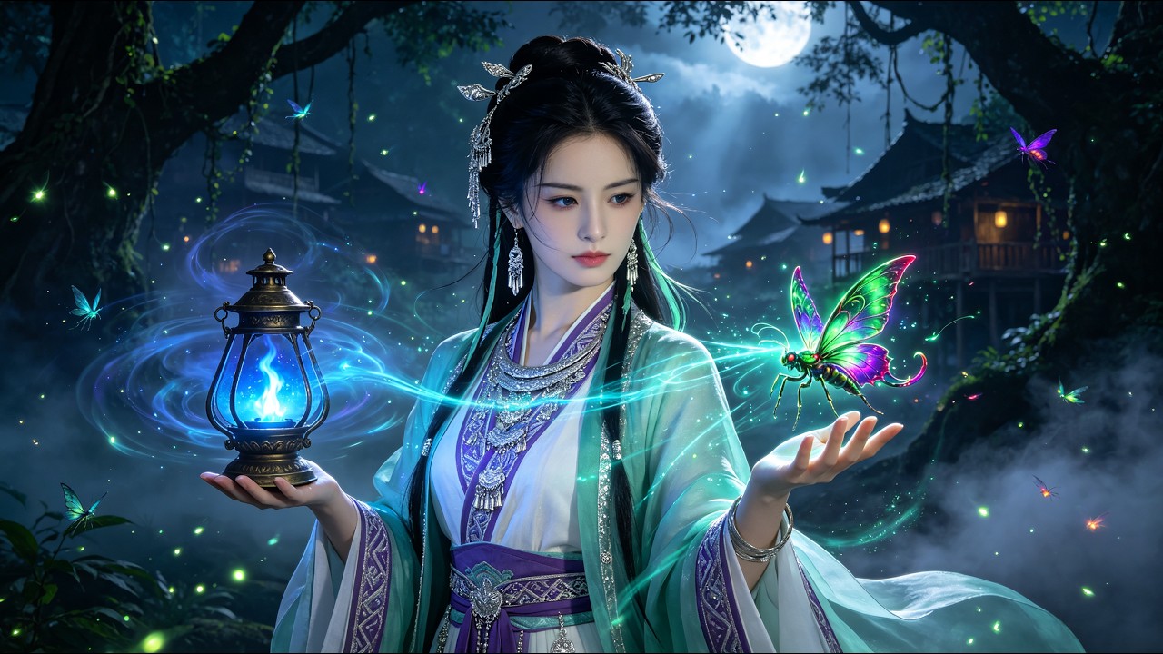 👑女媧後人持引魂燈走遍南疆，為成仙收集九類邪蠱，誰料每隻蠱蟲背後都藏著一樁人間冤案，她一路收蠱一路渡人！#短劇