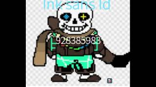 Ink Sans Roblox Id Youtube