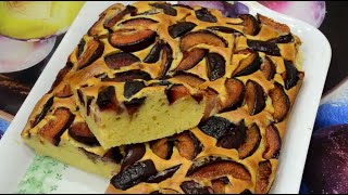 Пирог со сливами./Pie with plums. Пирог со сливами./Pie with plums.