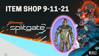 Splitgate Item Shop 9-11-21 [TOXIC SHIFT ARMOR]