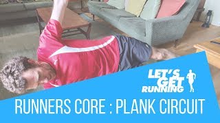 Runners Core- Plank Circuit. Let's Get Running