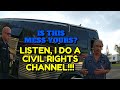 Silly Guy Parking a Giant Bus on Private Property - Pinellas Park, Florida - September 1, 2022