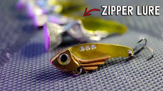 Cicada "Zipper" with copper wings \ diy fishing lures