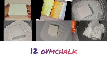 plain and dyed gymchalk crumbling | Asmr | sleep aid | #gymchalk #Asmr