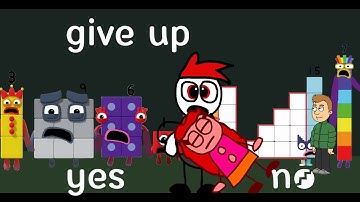 numberblocks and Zach bootleg game over