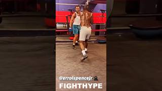 Errol Spence FIRST LOOK BACK IN GYM since Crawford loss WITHOUT Derrick James