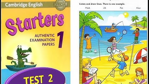 STARTERS AUTHENTIC 1 TEST 2 WITH ANSWER KEY