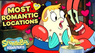 9 Most Romantic Locations in Bikini Bottom 🥰 | SpongeBob