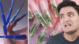 AS UNHAS DECORADAS MAIS BIZARRAS DO MUNDO! (Nail Art) [ 10]