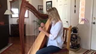 Arran Boat Song on harp chords