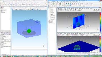 Microwave heating of a potato (EM simulation with QuickWave software)