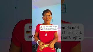 How to give basic orders in Swiss German #shorts How to give basic orders in Swiss German #shorts