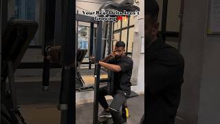 Rear Delt Mistakes ❌ | Stop Using Heavy Weight &amp; Wrong Bench Angle 🔥#viralvideo #gymmistakes #gym